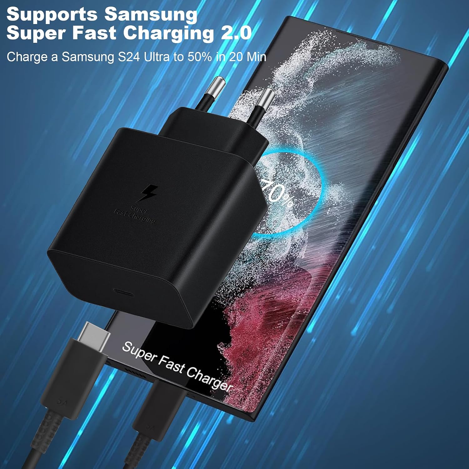 Thumbnail 1 de Cargador Ultra Rapido USB C 45 W para Samsung