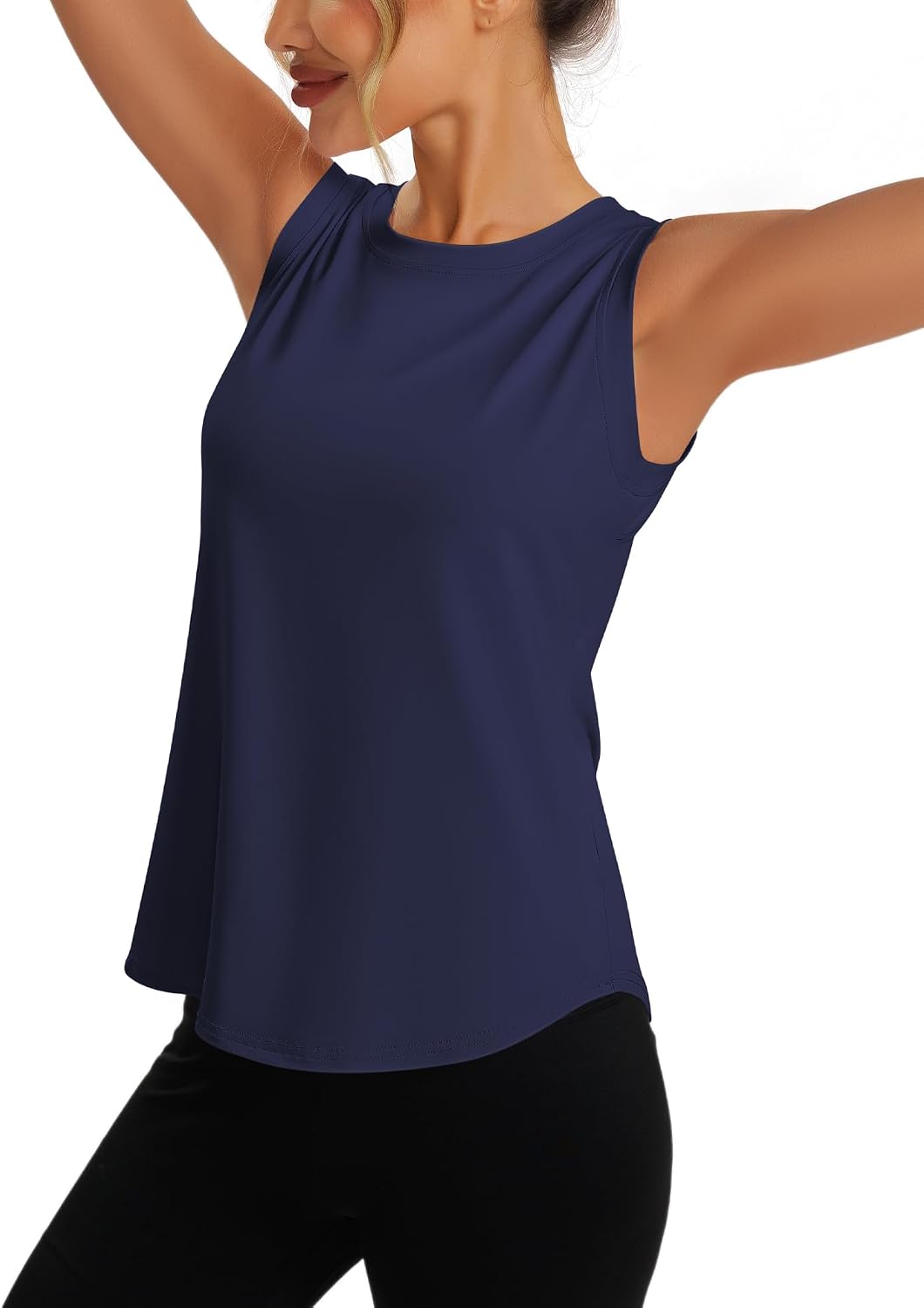 Detalle de Dawnrole Top Sportivo Donna Senza Maniche – Gilet Fitness Traspirante e Leggero
