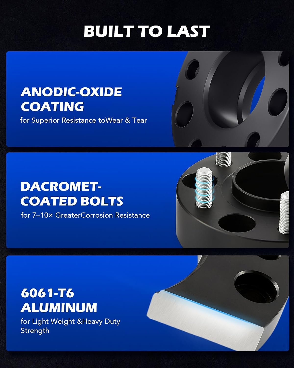 Detalle de Orion Motor Tech 5x5 Wheel Spacers 1.5 in