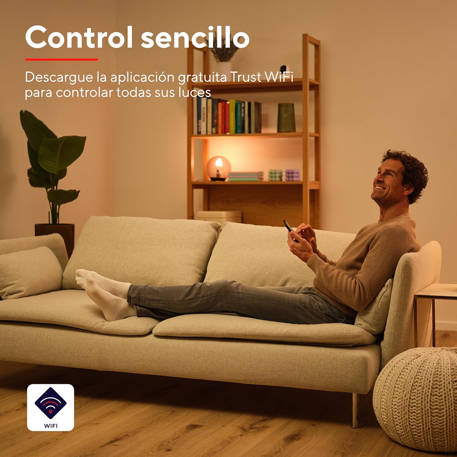 Thumbnail 2 de Trust WIFI CCT E27-71298-02 💡 Bombillas LED Regulables, Compatibles Alexa y Google