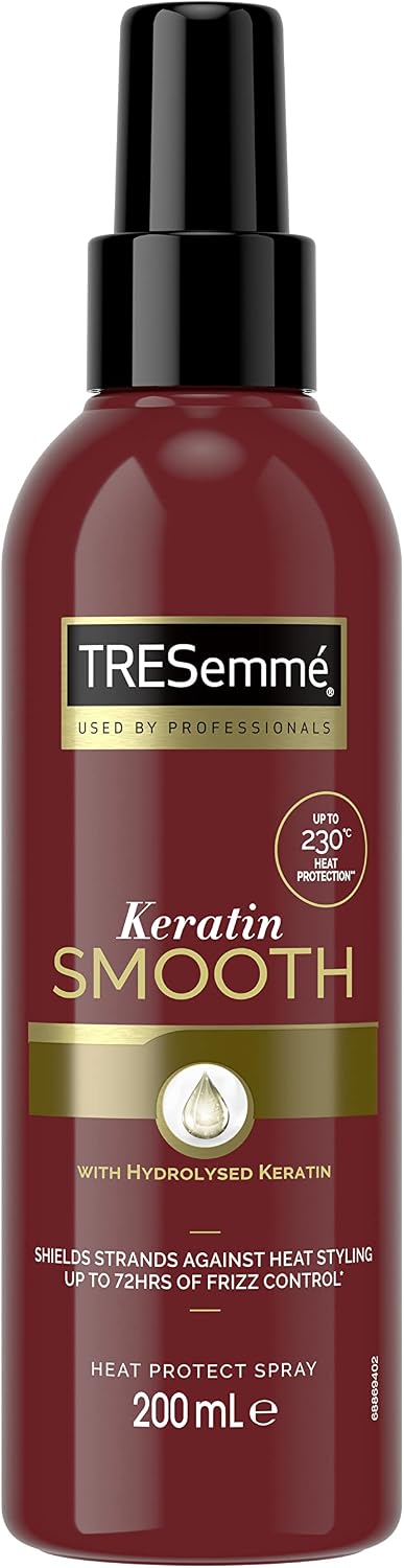 Detalle de TRESemmé Keratin värmeskyddande spray, aerosol, 200 ml