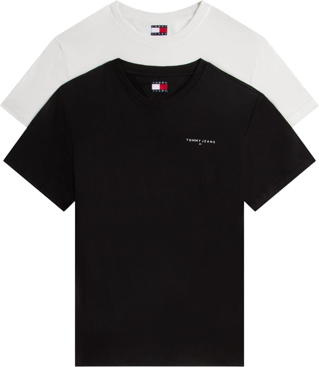 Detalle de Tommy Jeans Camiseta Slim Linear 2 uds