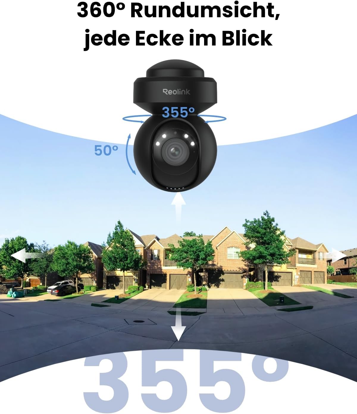 Detalle 2 de Reolink E1 Outdoor Pro 4K PTZ Überwachungskamera