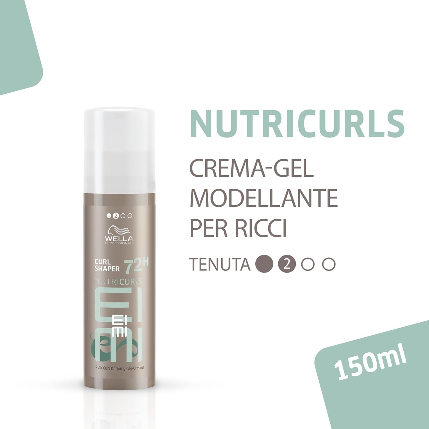 Thumbnail 1 de Wella Professionals EIMI Nutricurls Curl Shaper – Crema-gel modellante per capelli ricci, definizione e controllo