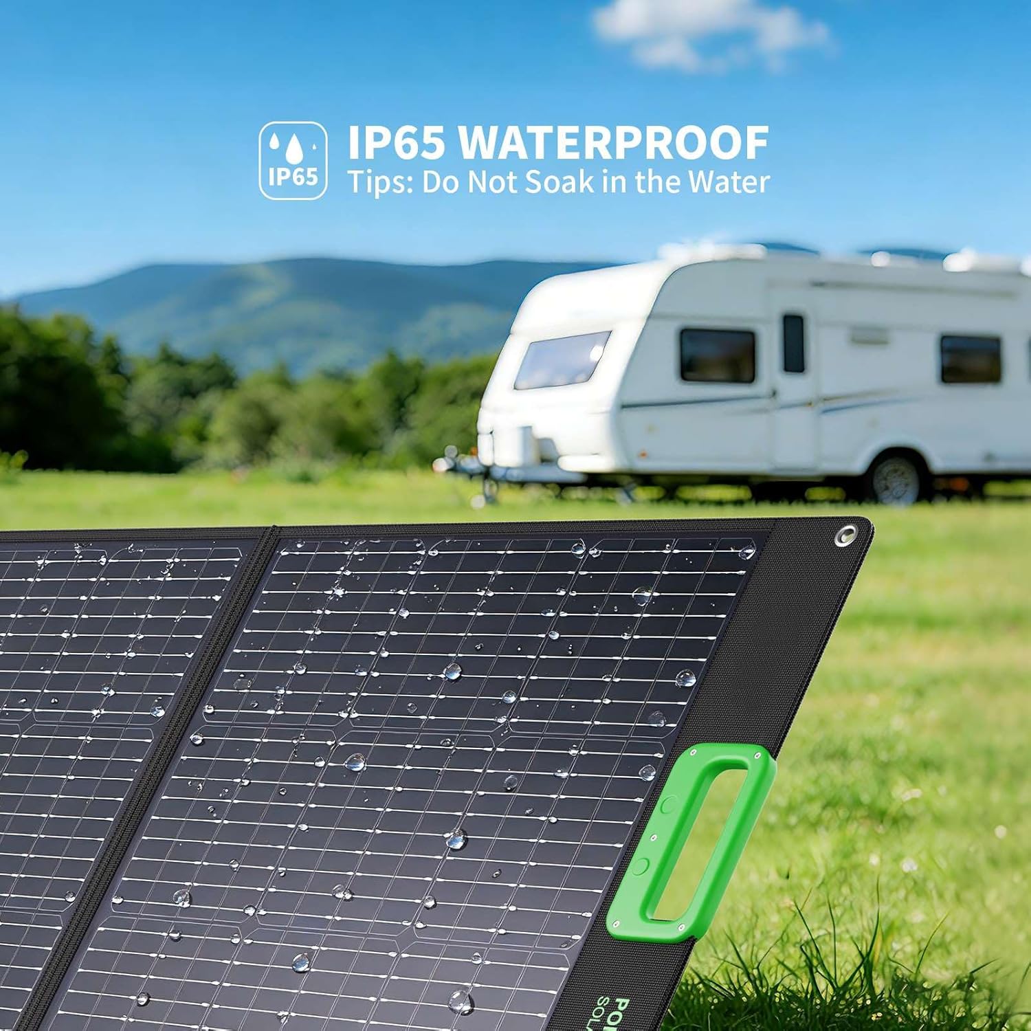Detalle 2 de GRECELL 100W Portable Solar Panel 100W