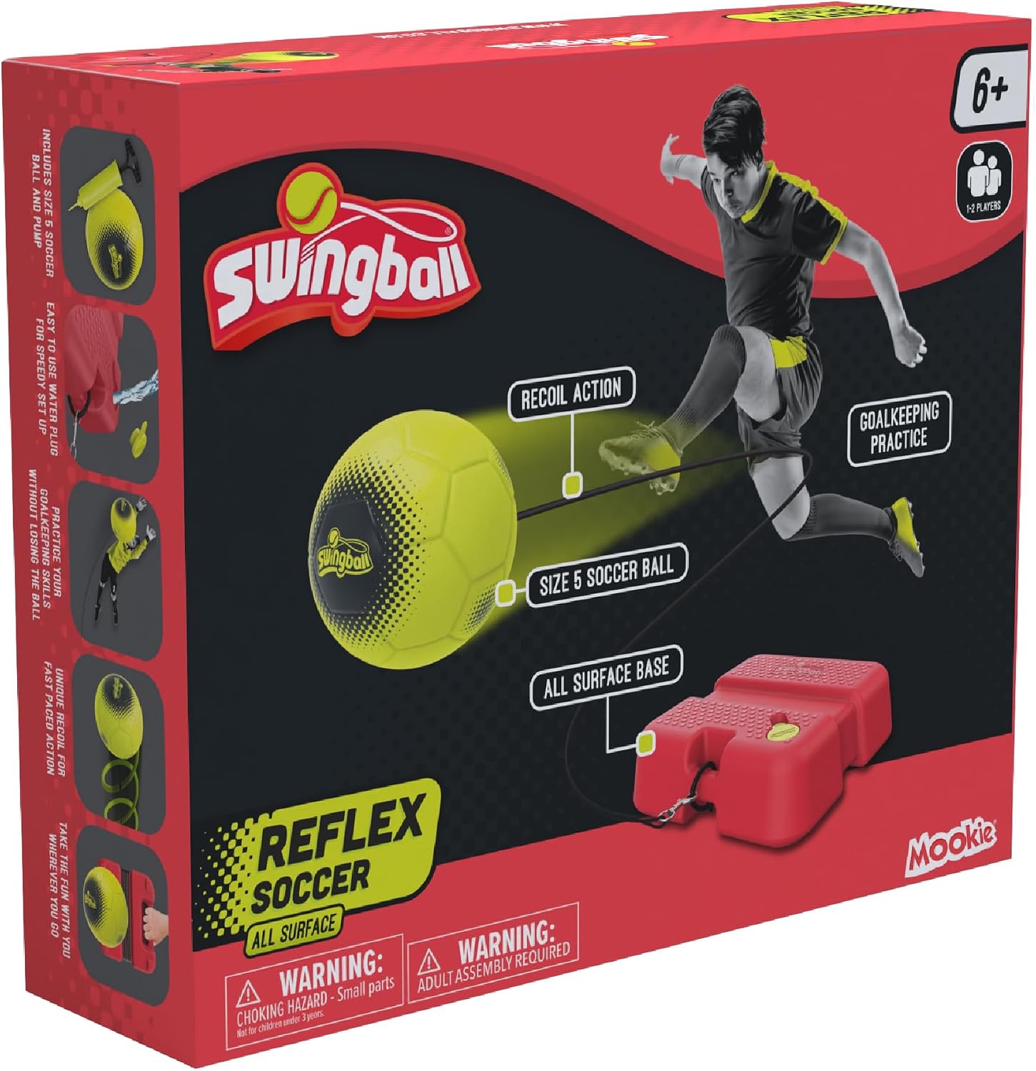 Thumbnail 6 de Swingball Reflex – piłkarska gra treningowa z podstawą do napełnienia
