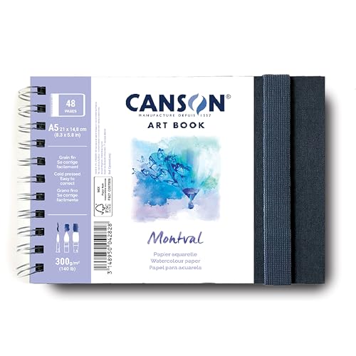 Detalle de CANSON Art Book 48 pages, papier aquarelle ⚙