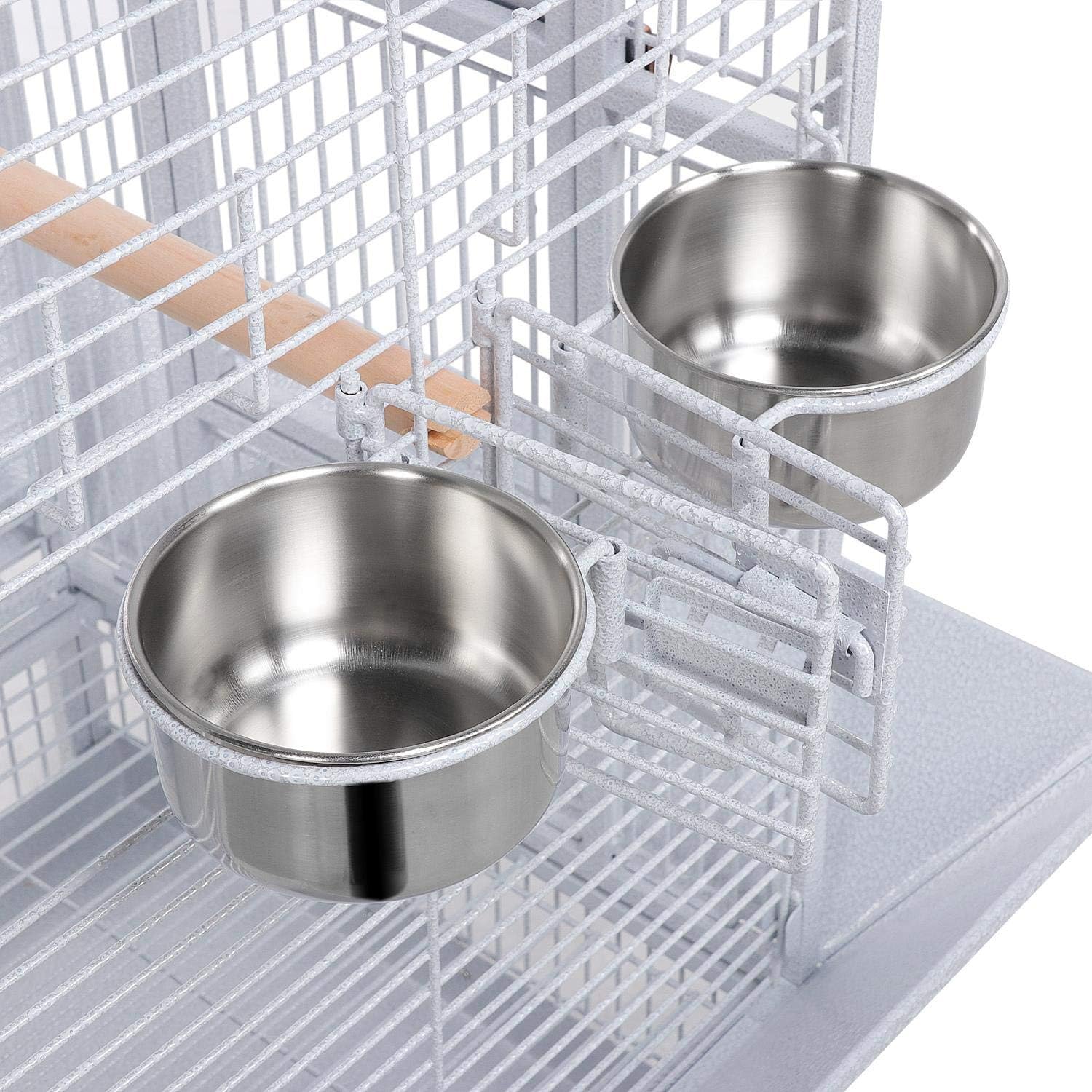 Thumbnail 5 de Yaheetech Grande cage oiseaux / perroquet d’intérieur et extérieur avec roulettes (pour cacatoès, perruches, canaris)