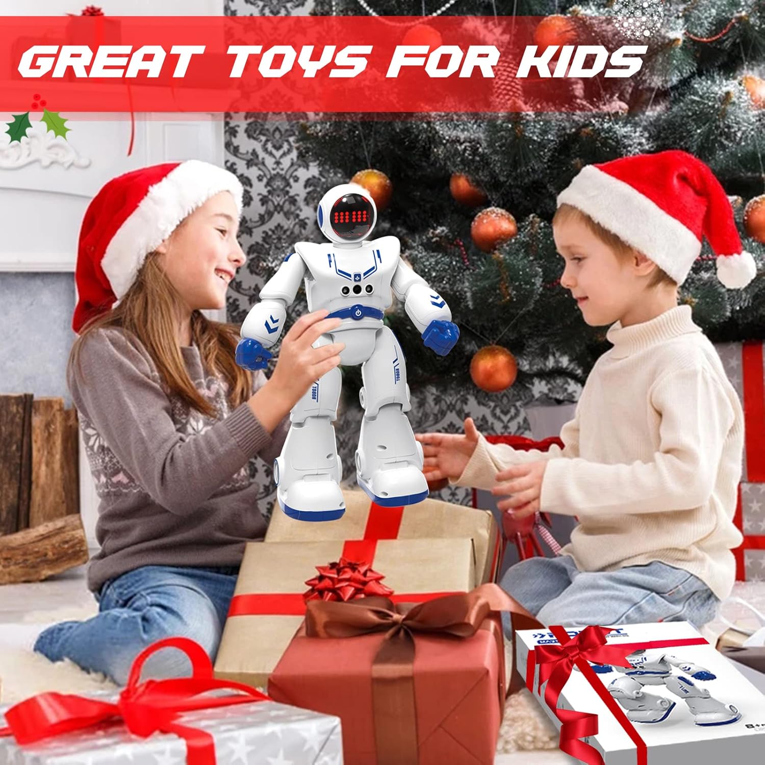 Thumbnail 6 de Kaybolge Remote Control Gesture-Sensing Robot Toy for Kids