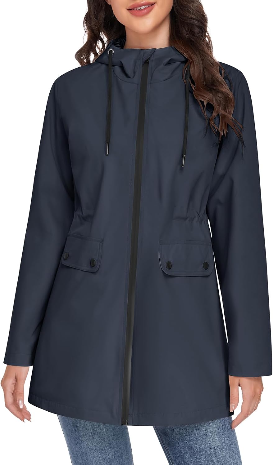 Detalle de Yuson Girl Women's Lightweight Windbreaker Coat