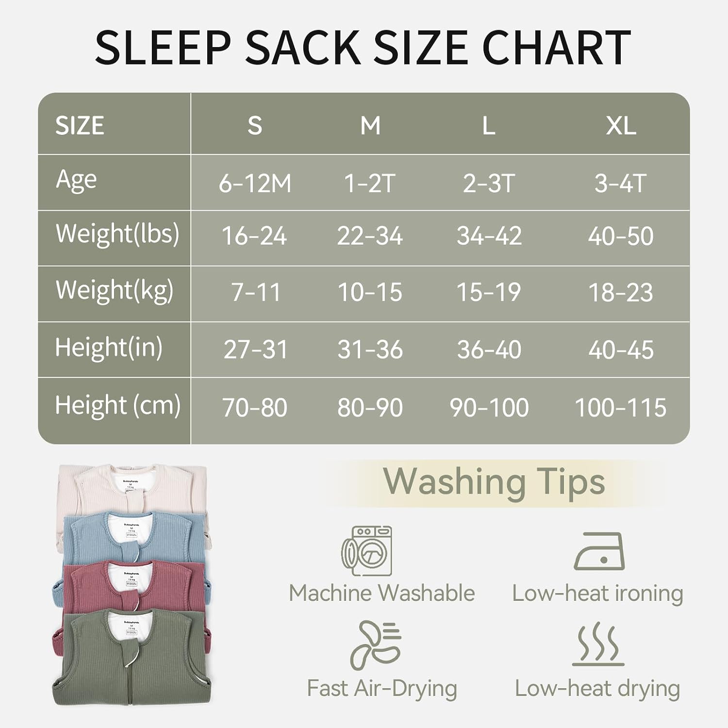 Thumbnail 5 de BubblePanda Bamboo 1.0 Tog Sleep Sack