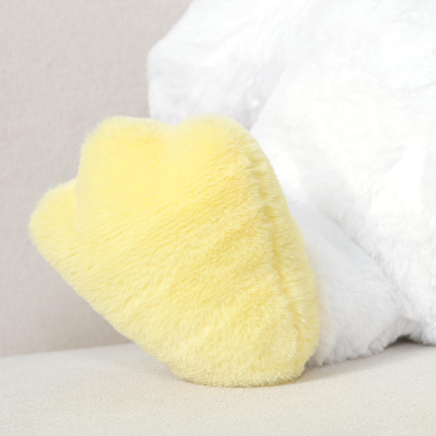 Detalle de 不二貿易 18723 あひるのぬいぐるみ 35cm ポリエステル製 ふんわり柔らかな手触り