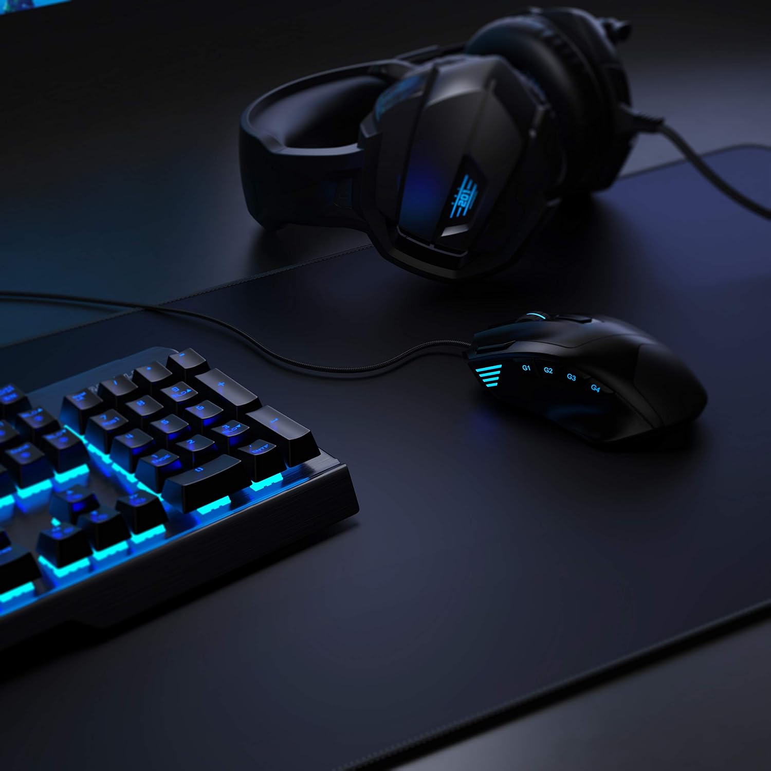 Thumbnail 4 de TITANWOLF Extra Large Gaming Mouse Mat 1200x400mm