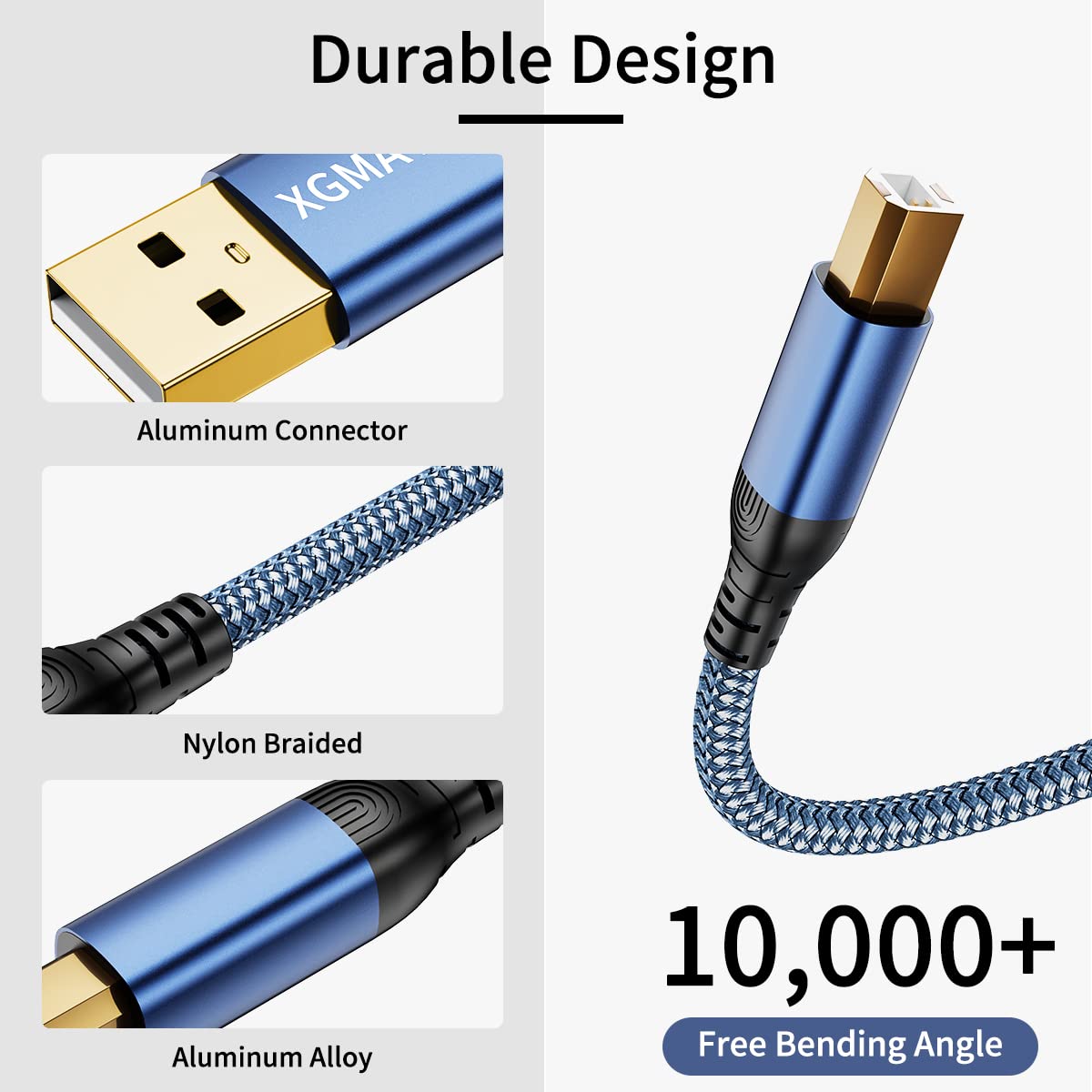 Detalle 2 de USB A auf USB B Druckerkabel 4,5 m