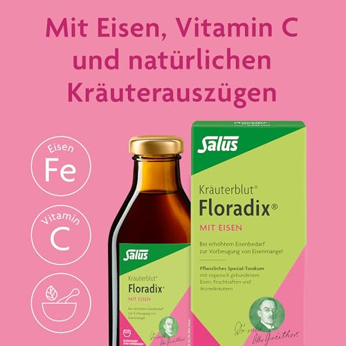 Thumbnail 2 de Salus Kräuterblut Floradix mit Eisen 500ml – natürliche Eisenzusätze mit Kräutern