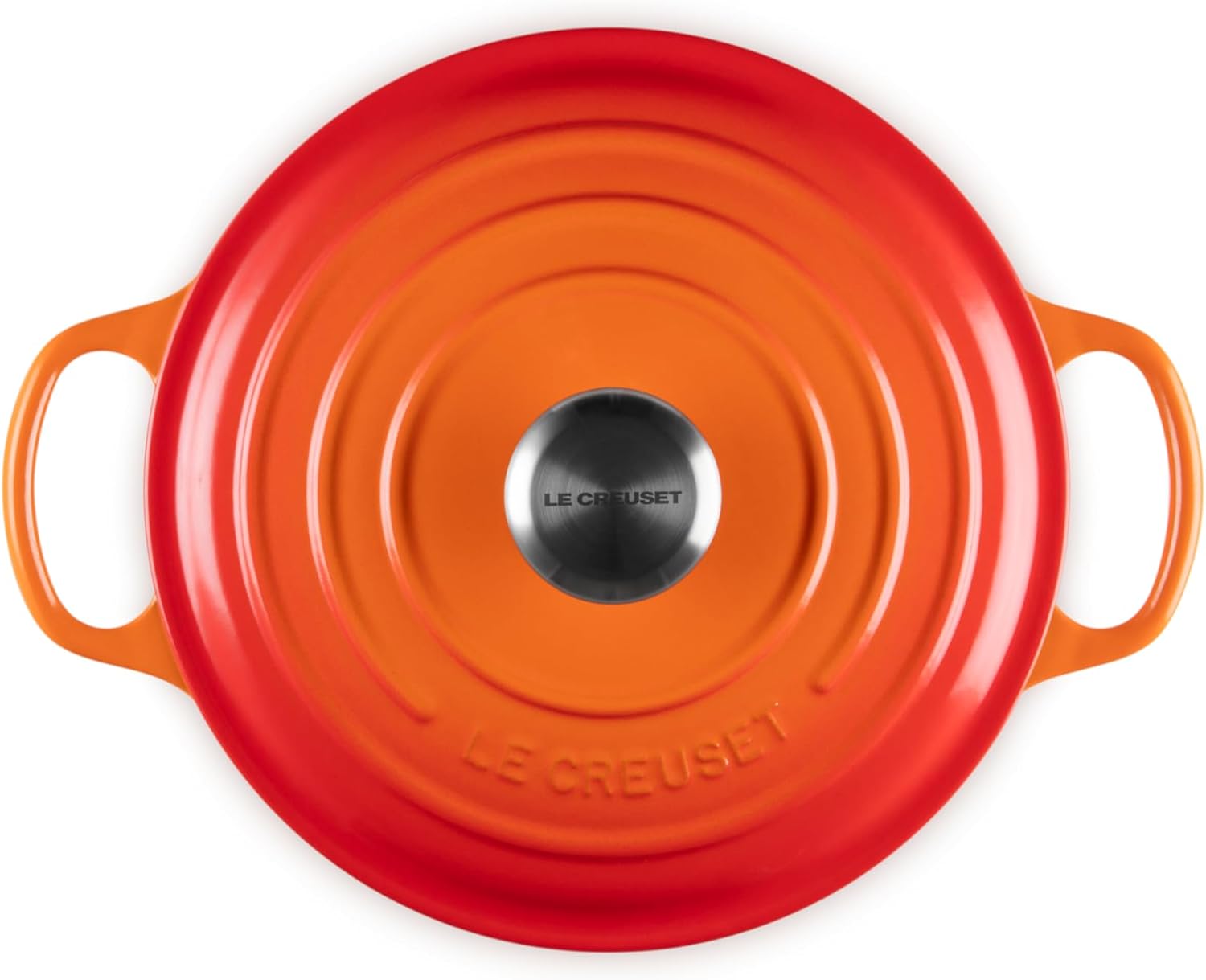 Thumbnail 1 de Le Creuset Signature Enamelled Cast Iron Round Casserole Dish with Lid, 24 cm (4.2 L) – Volcanic