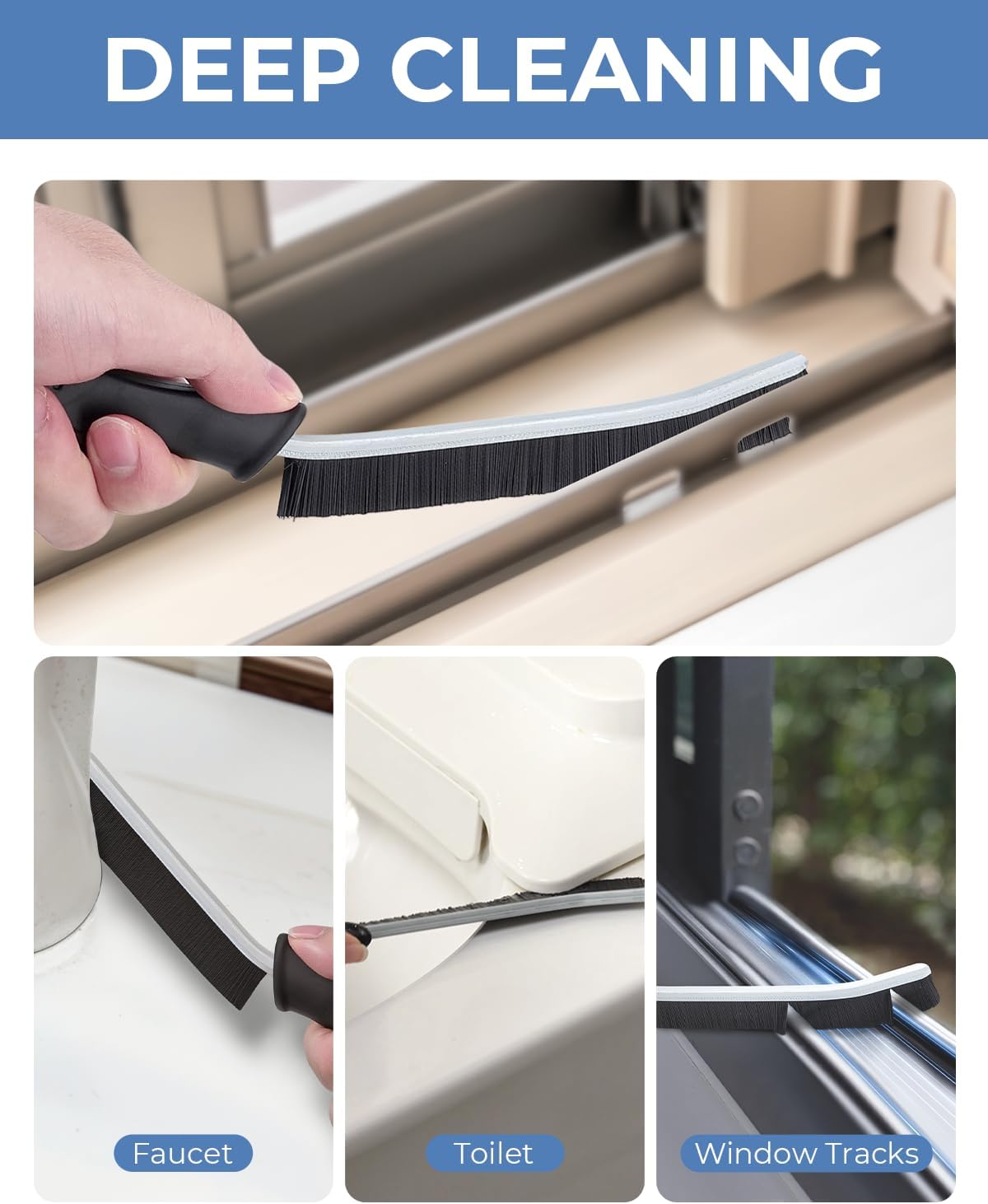 Detalle 2 de Cleangor Crevice Cleaning Brush for Grout 🧽