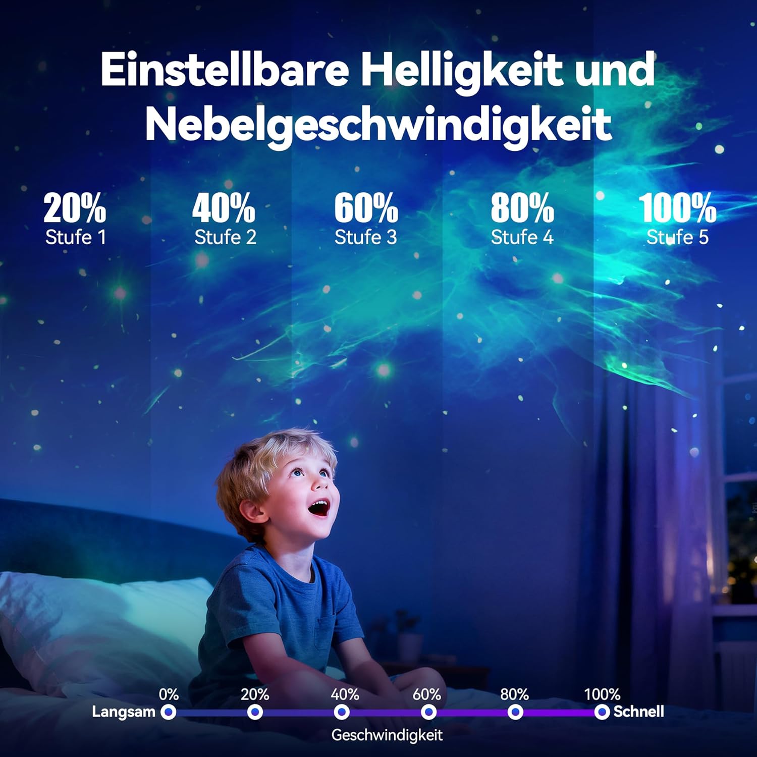 Detalle 2 de TechRise Astronaut Sternenhimmel Projektor