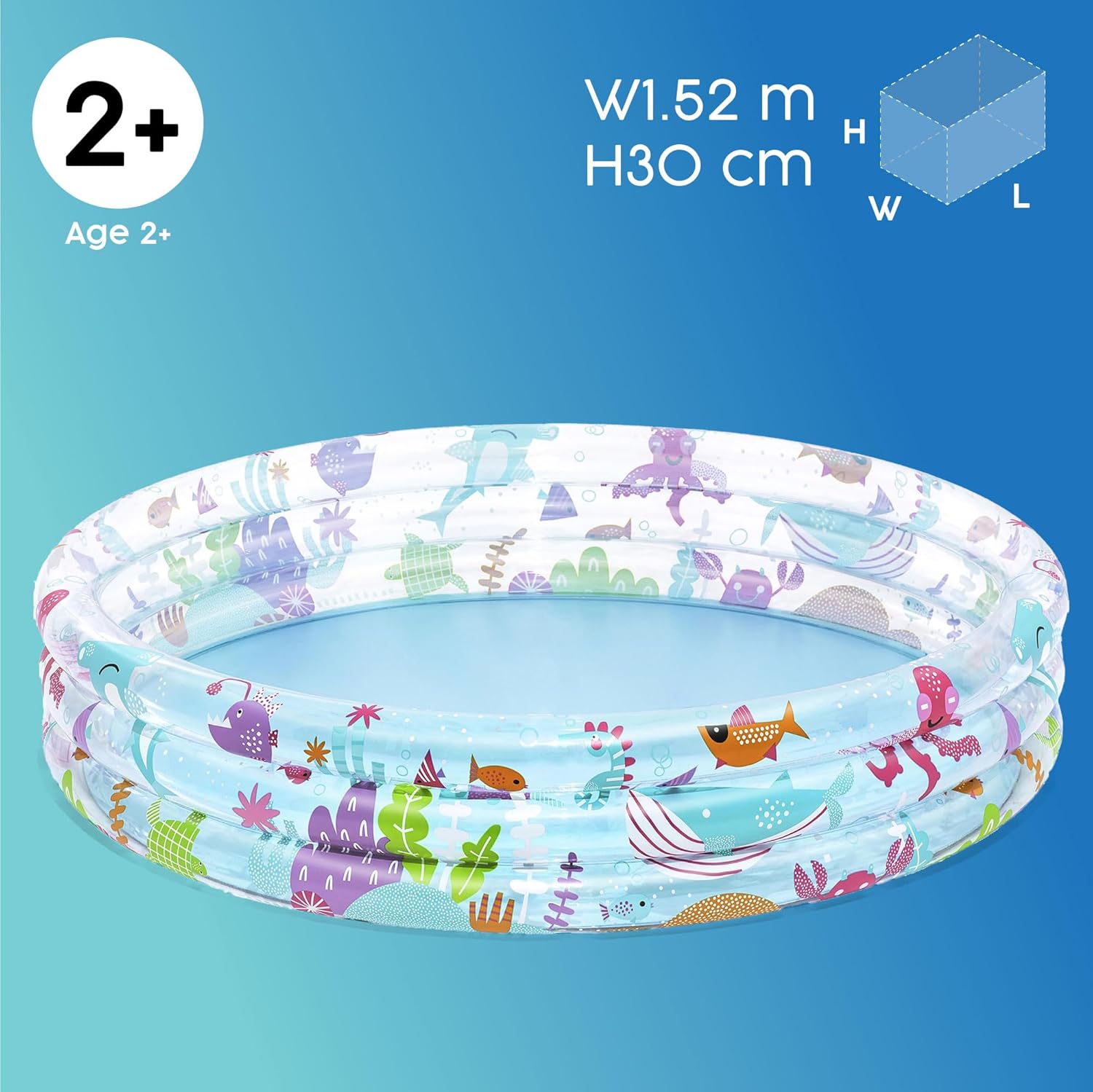 Thumbnail 4 de Bestway Planschbecken Deep Dive Ø 152 cm