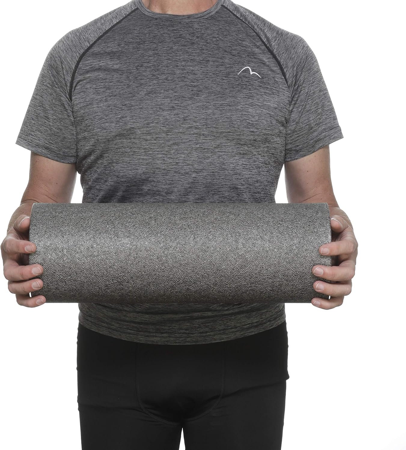 Detalle de BODYMATE Faszienrolle Standard (mittel-hart) – 45 cm Länge, 15 cm Durchmesser inkl. E‑Book