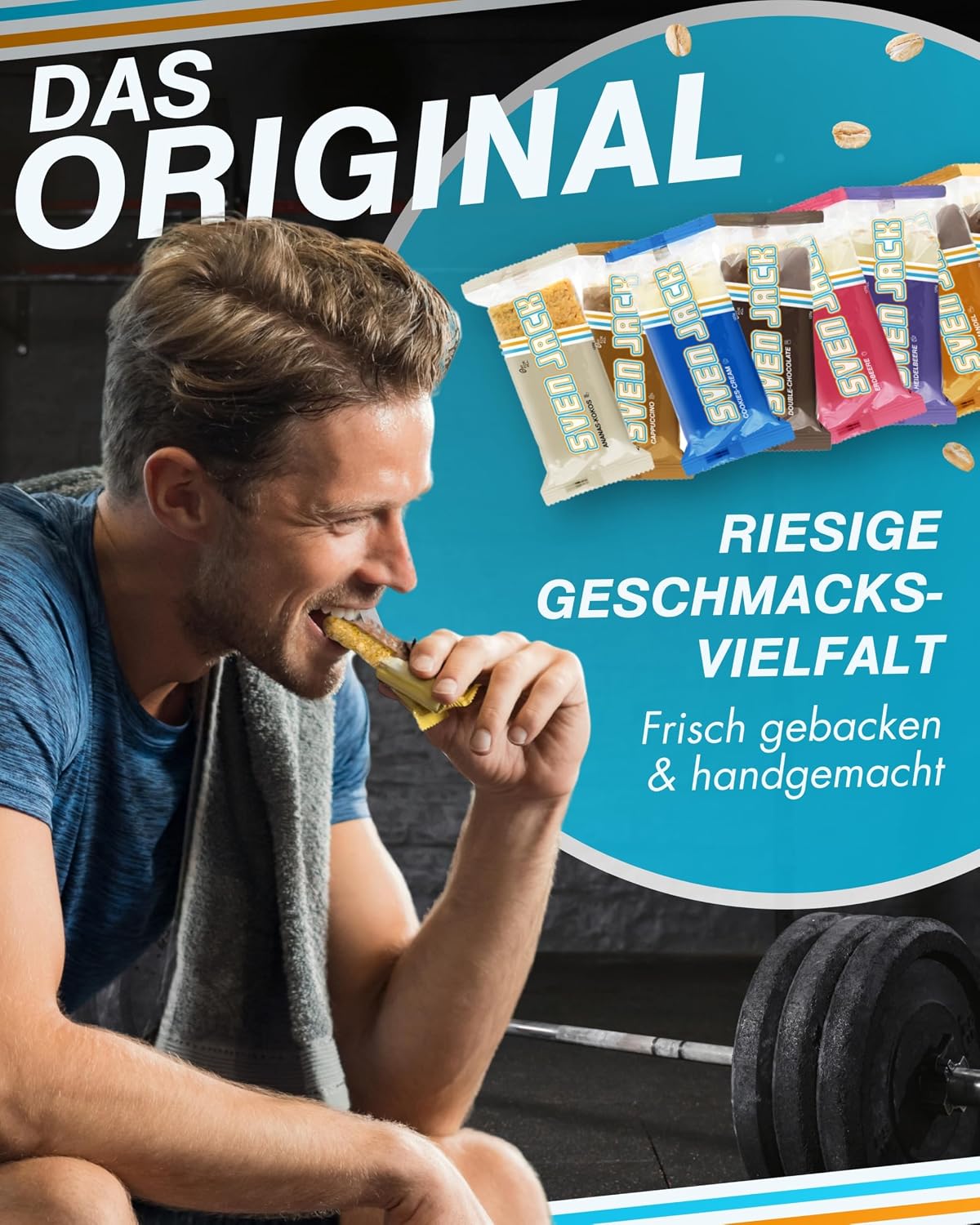 Thumbnail 6 de Sven Jack Energy Cake Haferriegel 20×65 g 🥥