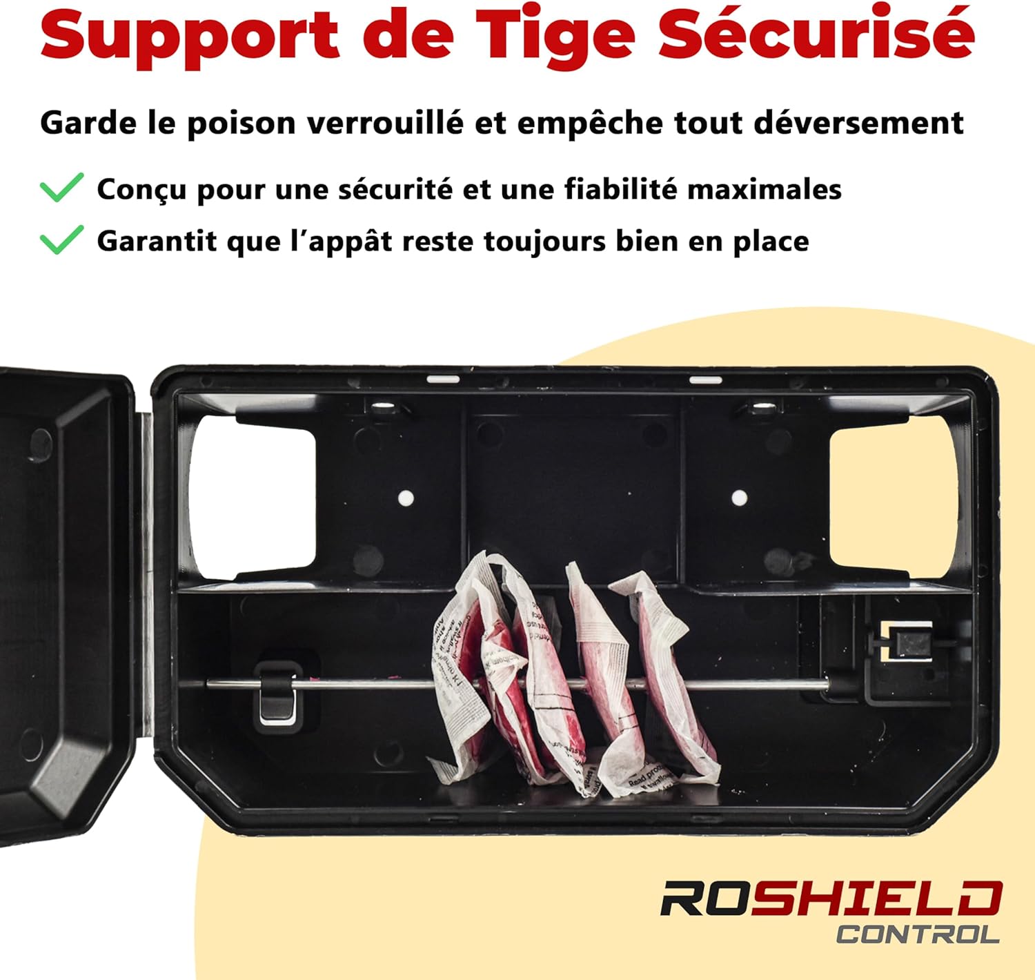 Detalle 2 de Roshield: Set di 4 stazioni esca a prova di manomissione per ratti e topi