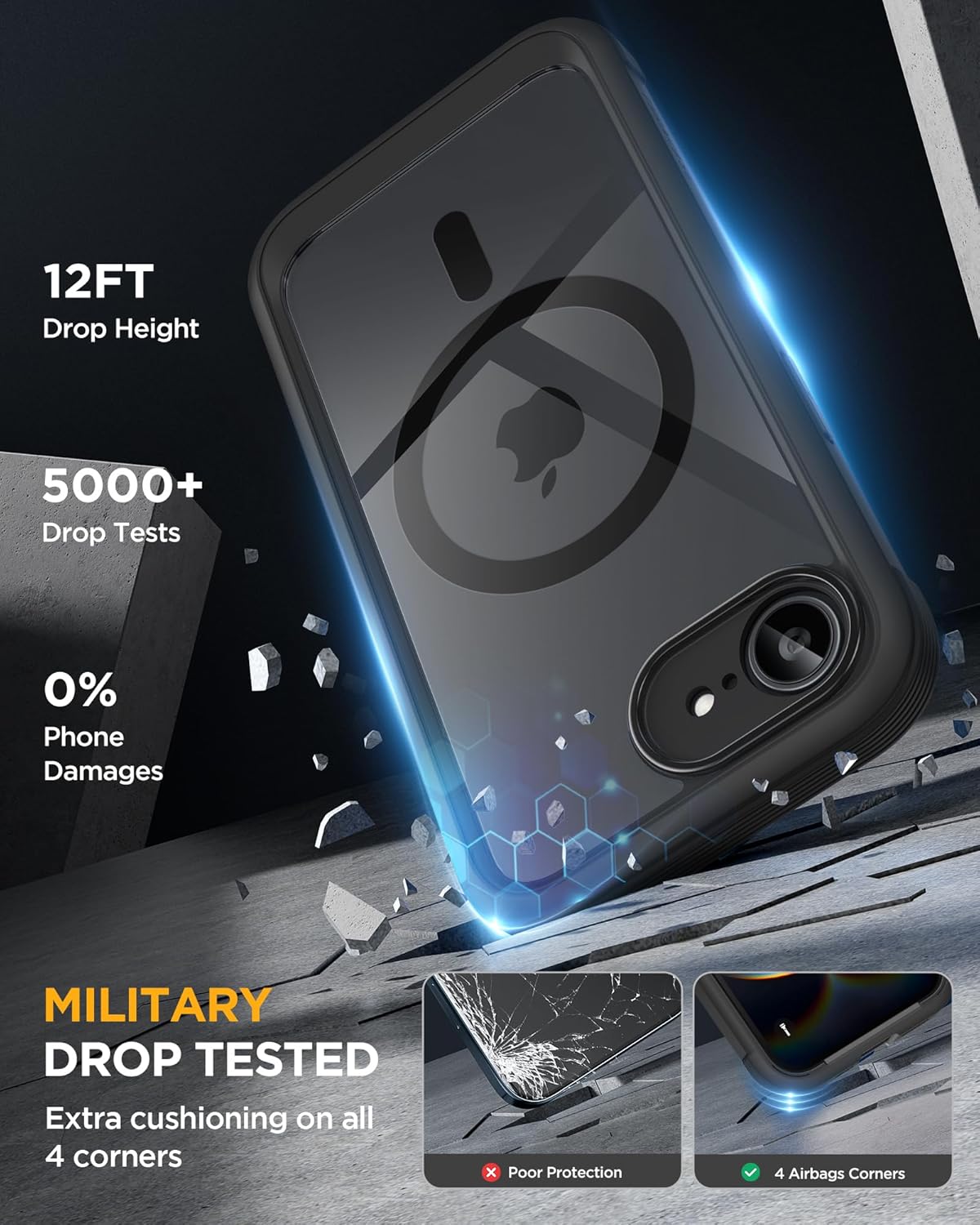 Thumbnail 3 de Miracase Magnetic Case for iPhone 16e 6.1‑Inch