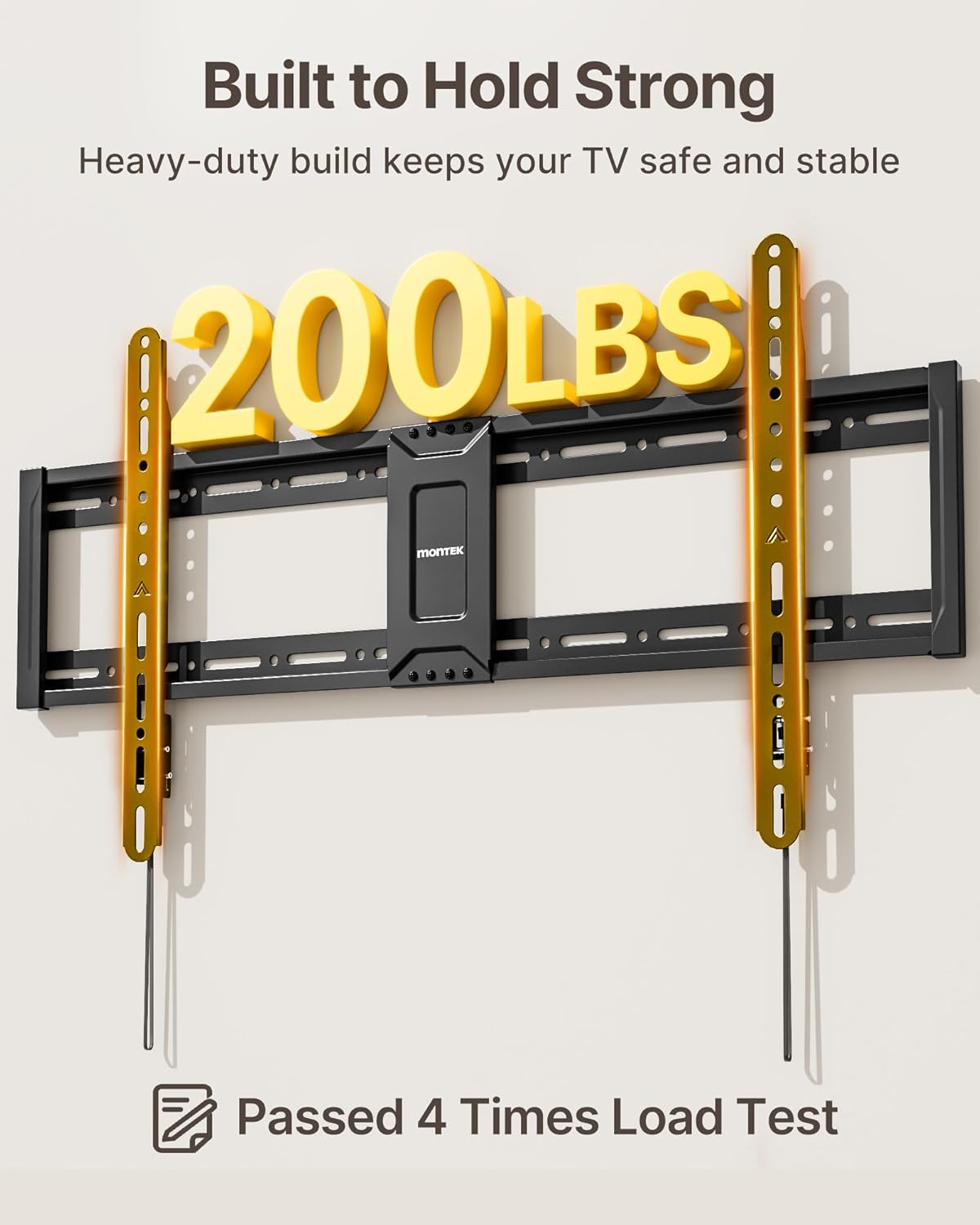 Thumbnail 2 de monTEK Heavy Duty TV Wall Mount 200 lbs