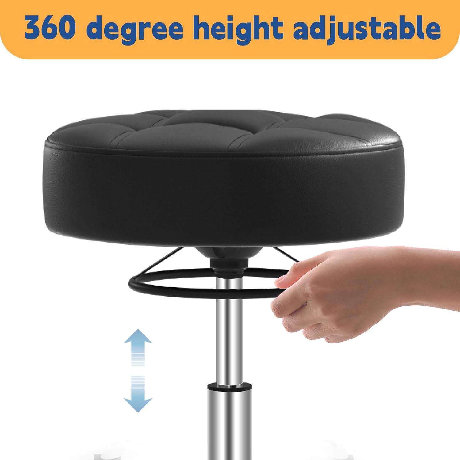 Thumbnail 3 de Rolling Stool Heavy Duty 400lb