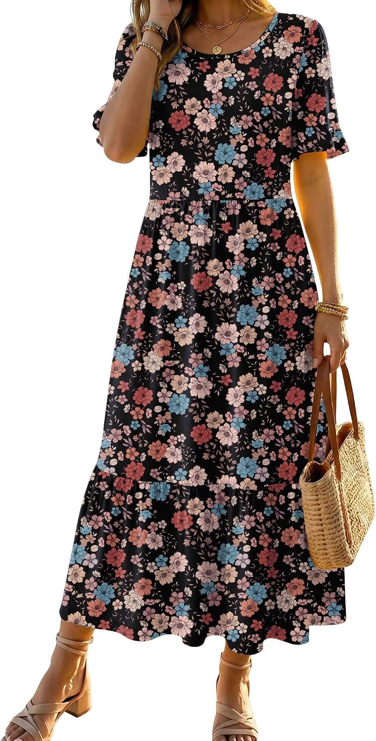 Detalle de Zeagoo Summer Midi Dress 2026 for Women