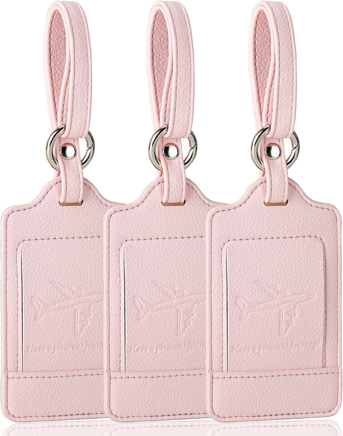 Teskyer 3 Pack Luggage Tags 2.7 x 4.2 in
