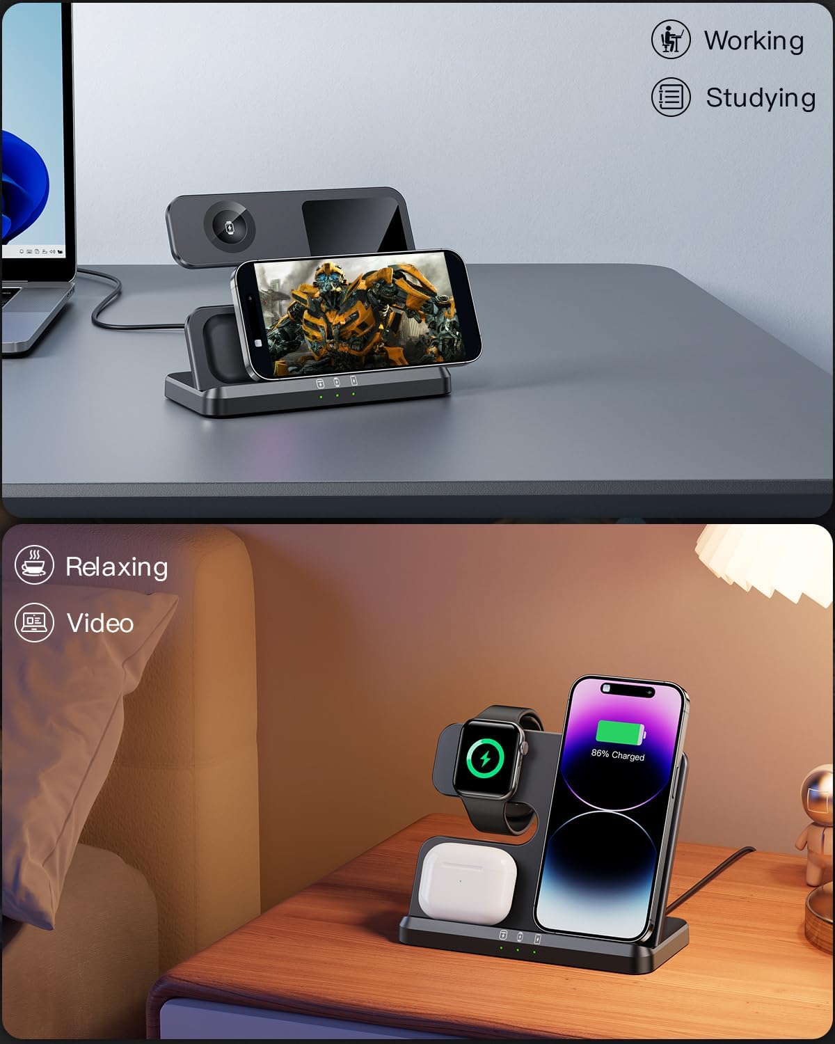 Thumbnail 5 de JARGOU 3-in-1 Charging Station 18W