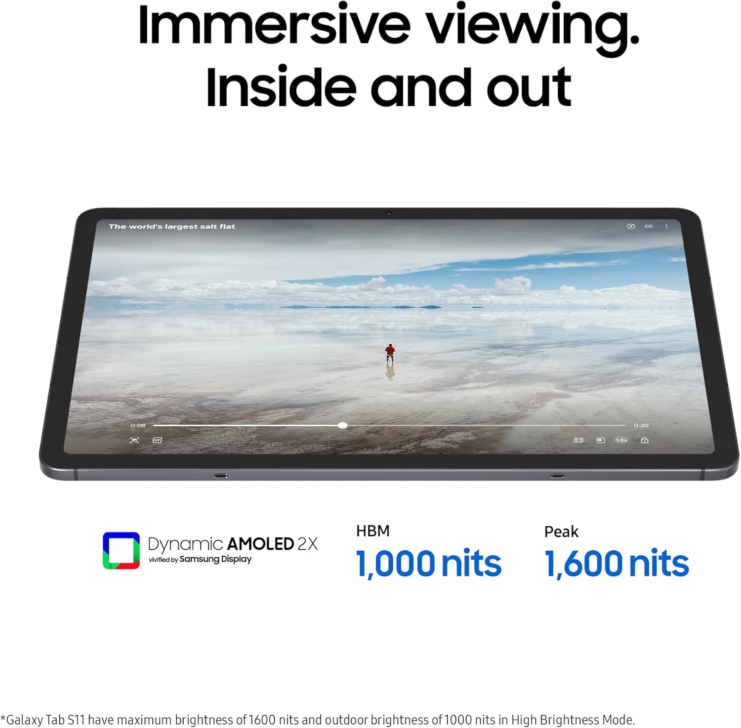 Detalle de Samsung Galaxy Tab S11 AI Tablet (Wi‑Fi) with 256GB Storage, 12GB RAM, DeX Connect – Grey + 3 Year Extended Warranty (UK Version)