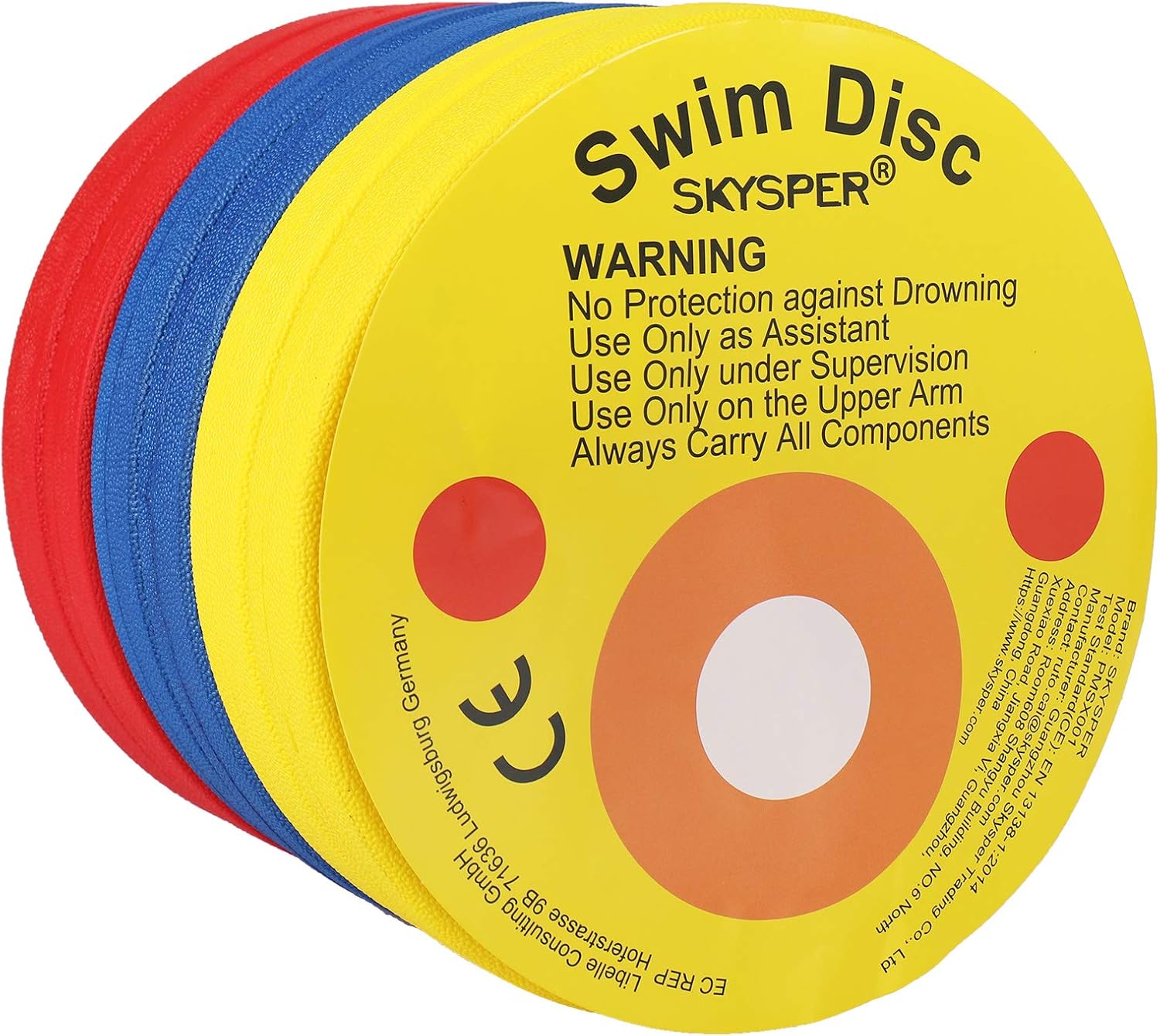 Detalle 2 de Kids swimming armbands 16 cm foam discs