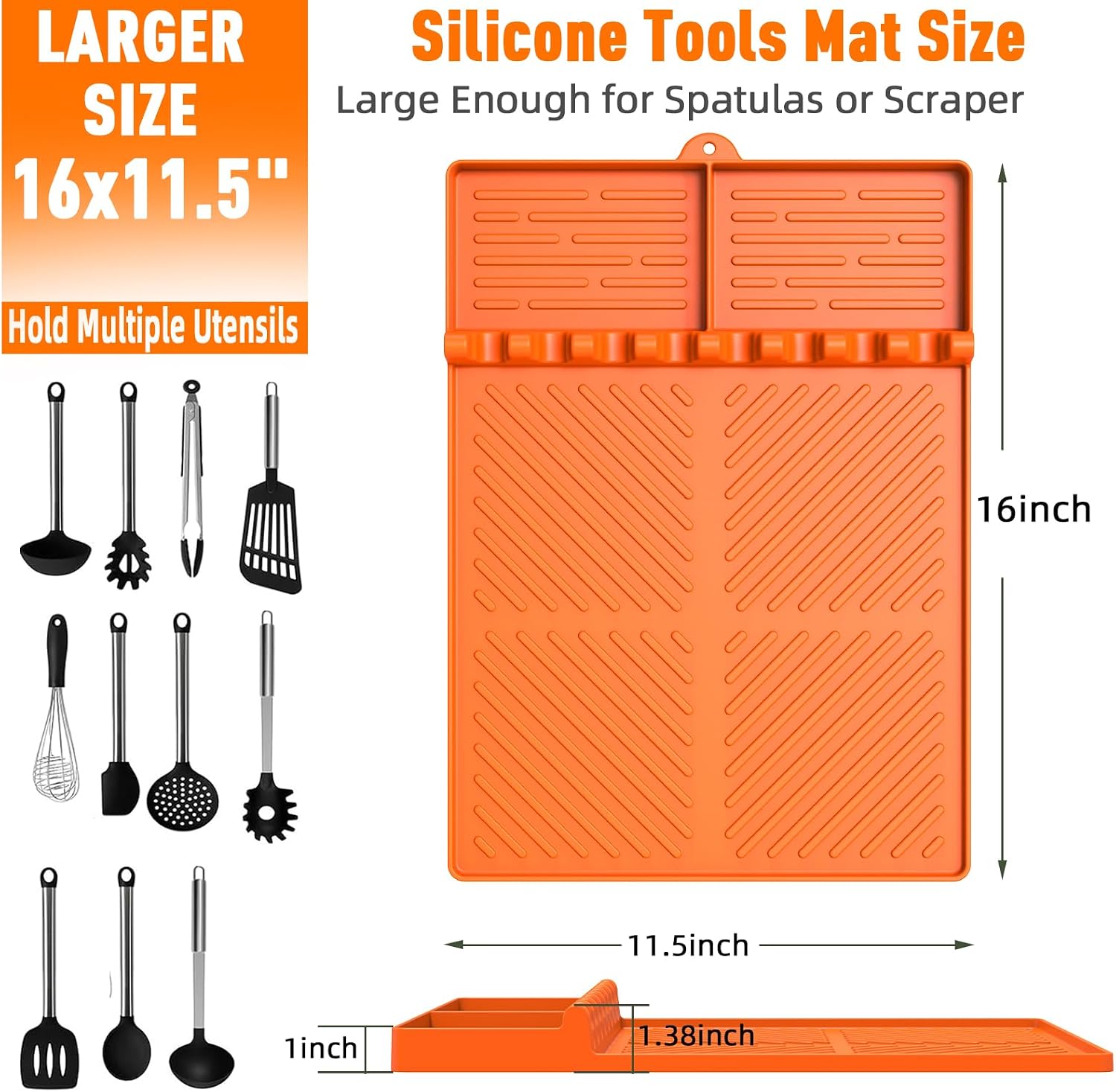 Detalle de Silicone Grill Mat, 16 x 11.5 in.