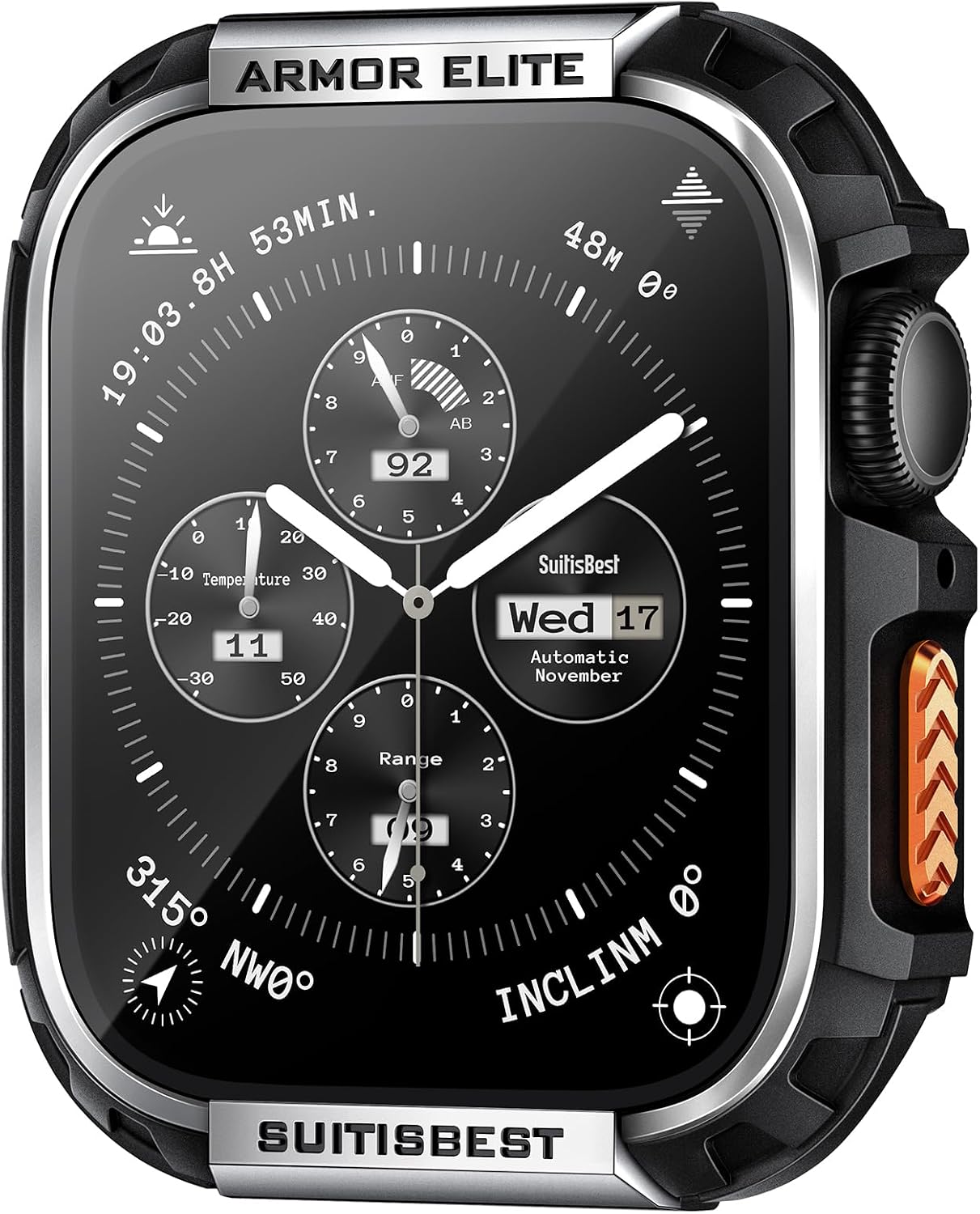 Detalle de Suitisbest Armor Case for Apple Watch 44mm