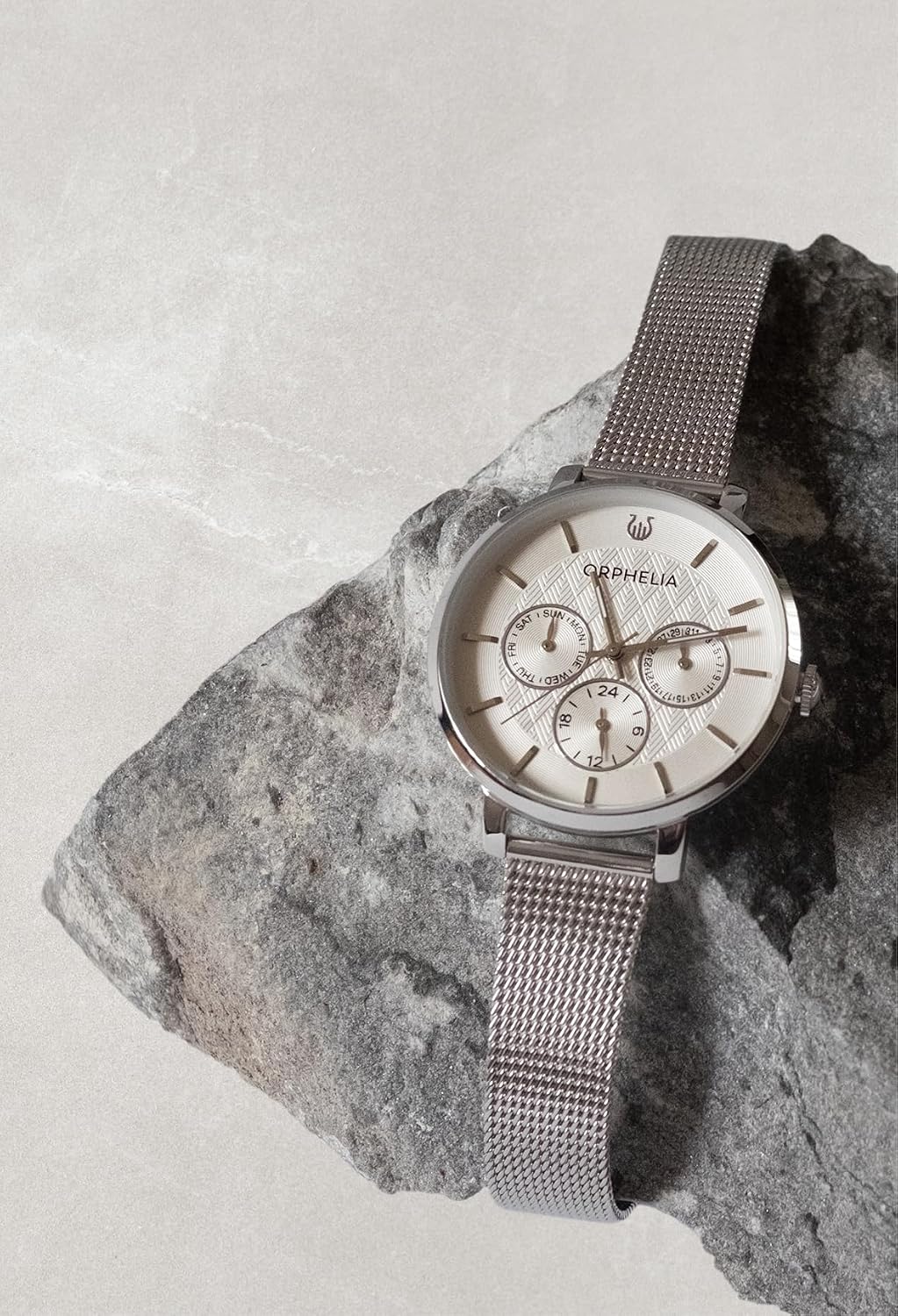 Thumbnail 6 de ORPHELIA Montre Derby femme bracelet acier inoxydable