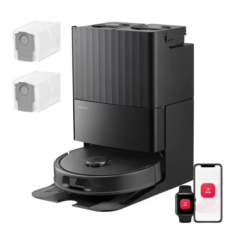 Detalle de Roborock Qrevo S Pro: Robot aspirador y fregasuelos con navegación LiDAR y base multifunción