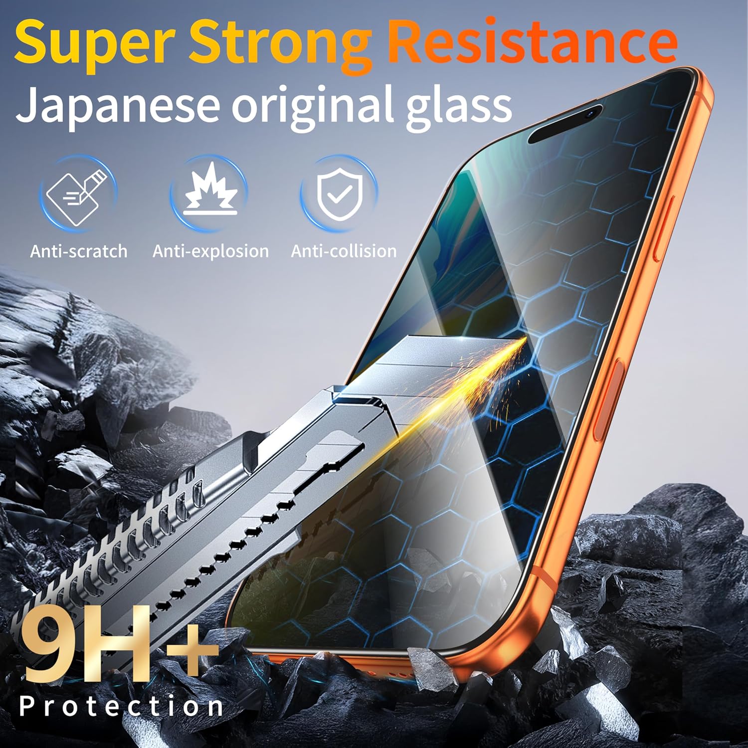 Thumbnail 5 de Tentoki Protector Pantalla Privacidad para iPhone 17 Pro Max 6,9