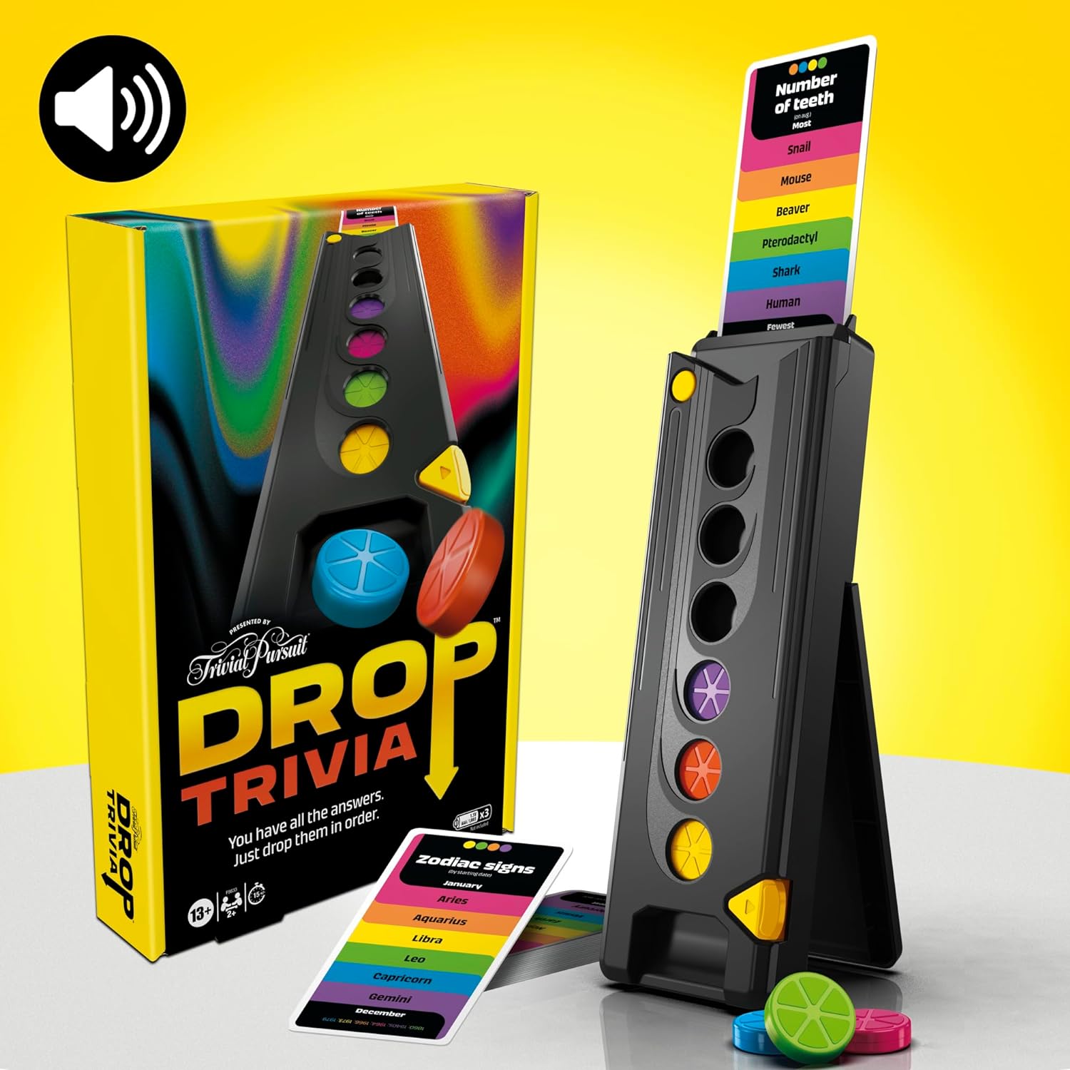 Thumbnail 2 de Hasbro Drop Trivia Game — Electronic Party Game 🎲