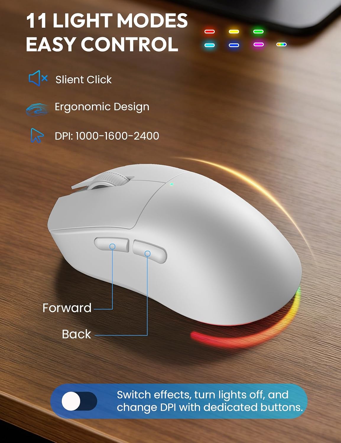 Thumbnail 6 de SABLUTE Wireless Keyboard and Mouse Set, 2.4GHz