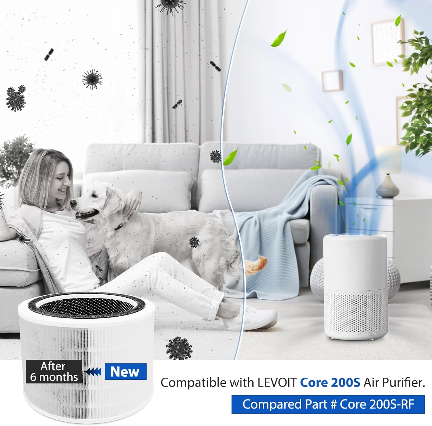 Thumbnail 4 de Levoit Core 200S Replacement Filter 2-Pack