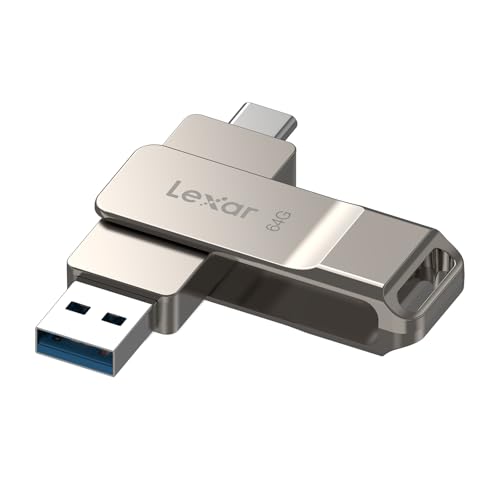 Lexar JumpDrive Dual Drive D40E 64GB: USB-C & USB-A Speicherstick mit 2-in-1-Design