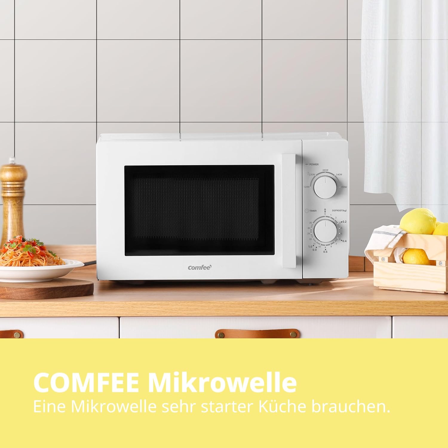 Thumbnail 3 de Comfee CMSN 20 wh Mikrowelle 700W 🍽