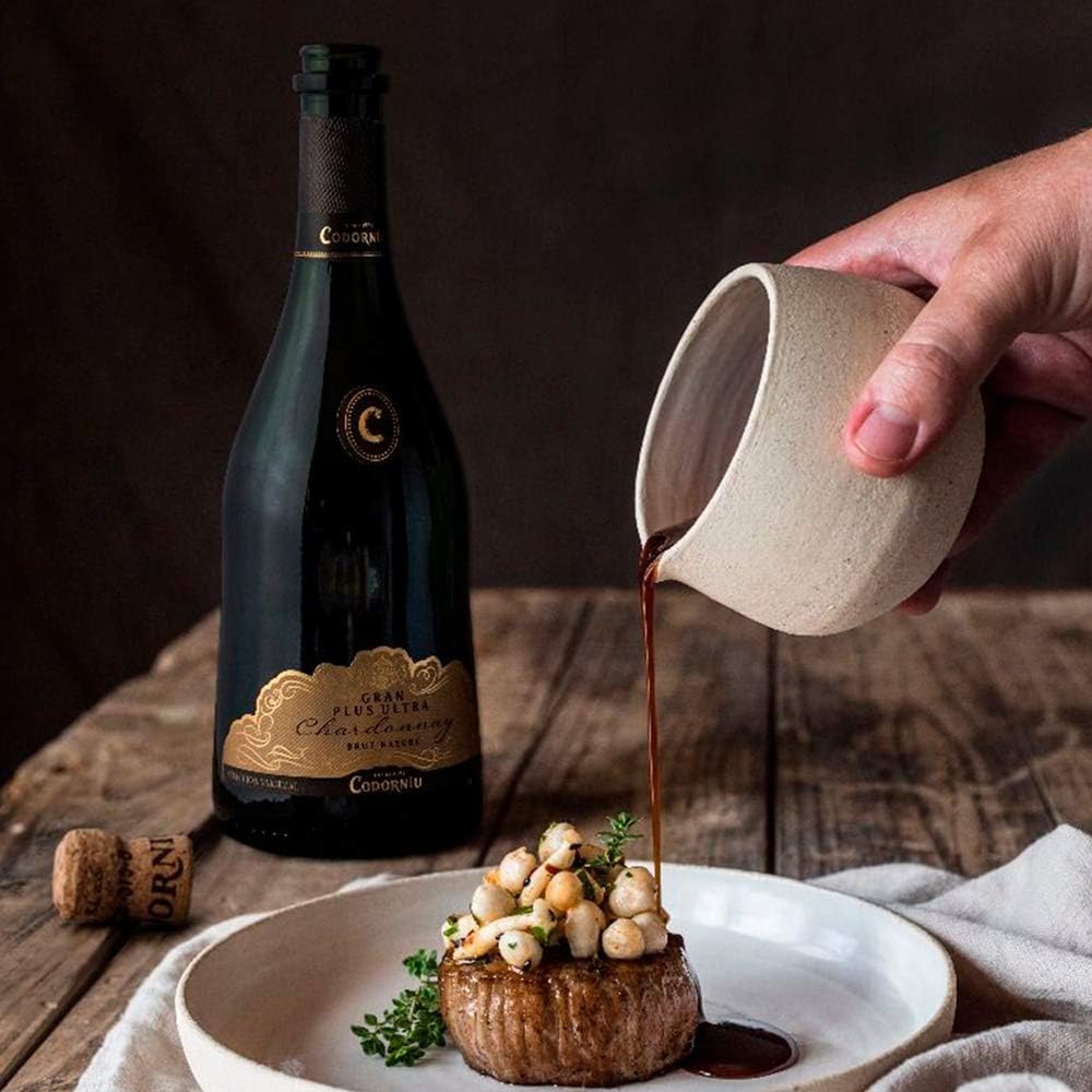 Detalle 1 de Codorniu Gran Plus Ultra, Brut Nature 100% Chardonnay 🍾 0.75 L