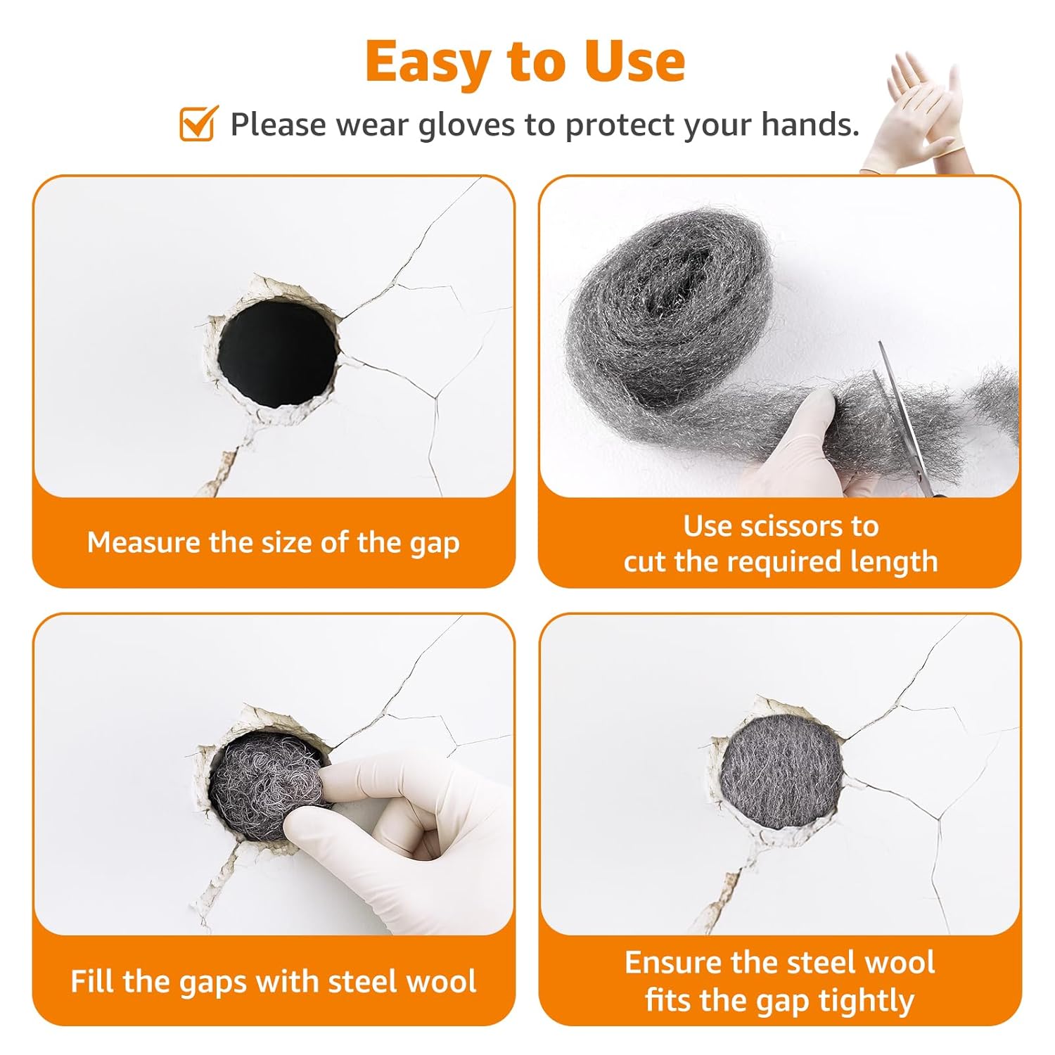 Thumbnail 5 de PICK FOR LIFE Steel Wool Mice Blocker 2 Pack 0000 — rodent blocker 🐭