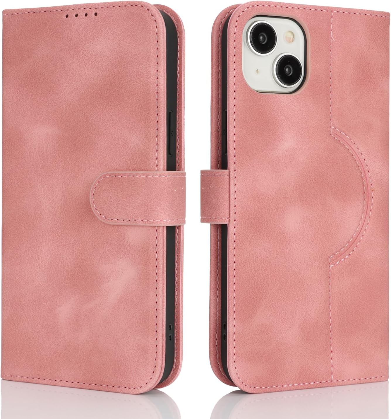 Thumbnail 2 de Zouzt Case for iPhone 15 Plus / 14 Plus (6.7) – Magnetic PU Leather Wallet with Kickstand