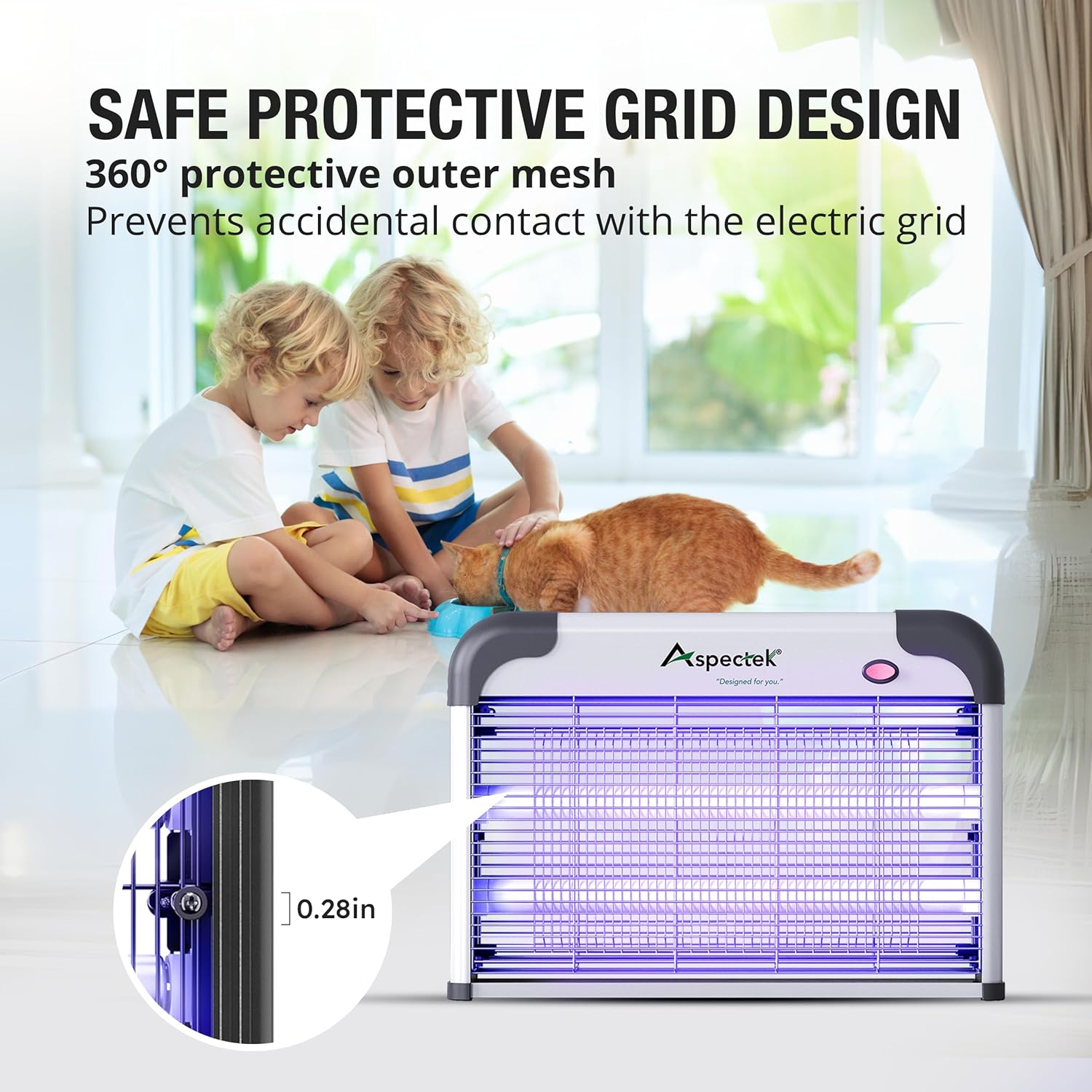 Thumbnail 6 de ASPECTEK Upgraded 20W Electronic Bug Zapper