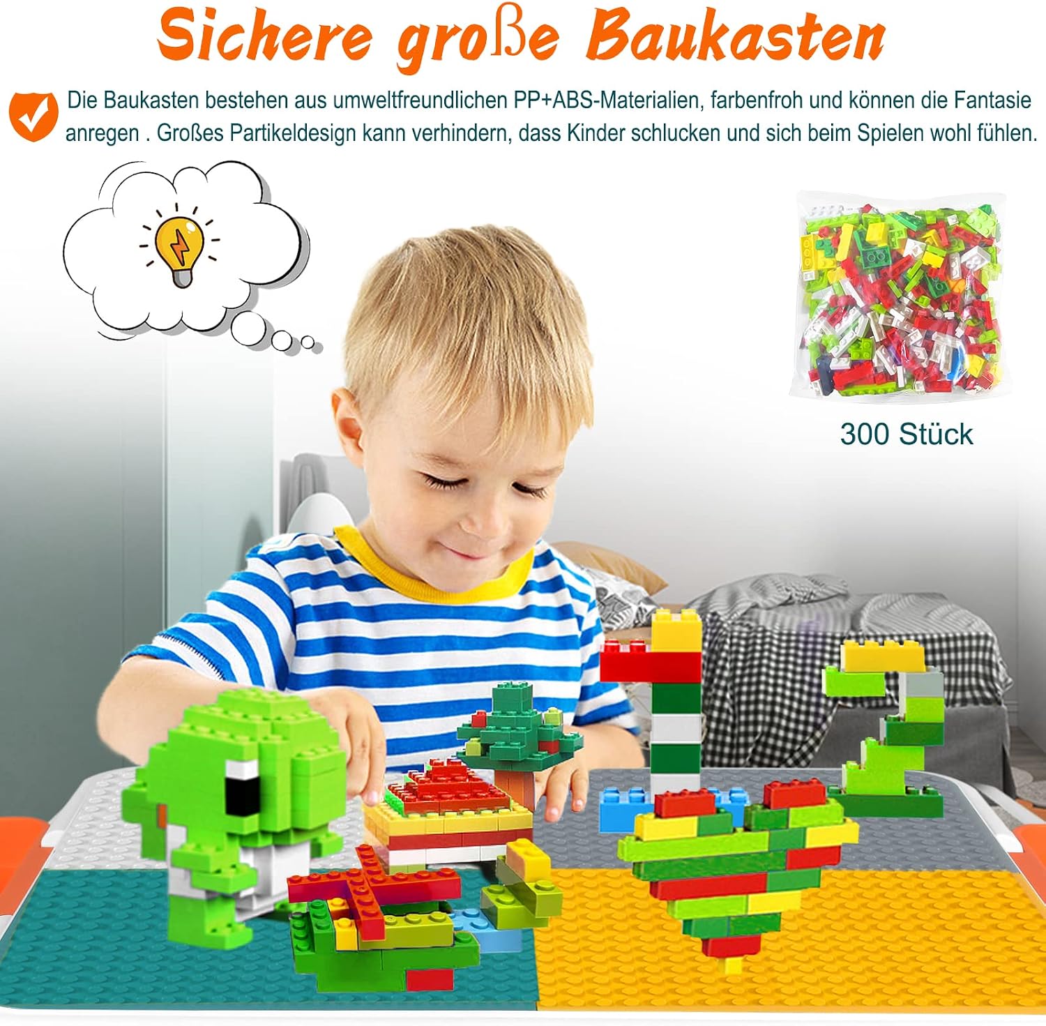 Detalle 1 de UISEBRT HKDY-UIS-(ET01056) Children's Activity Table with 2 Chairs, Reversible Board