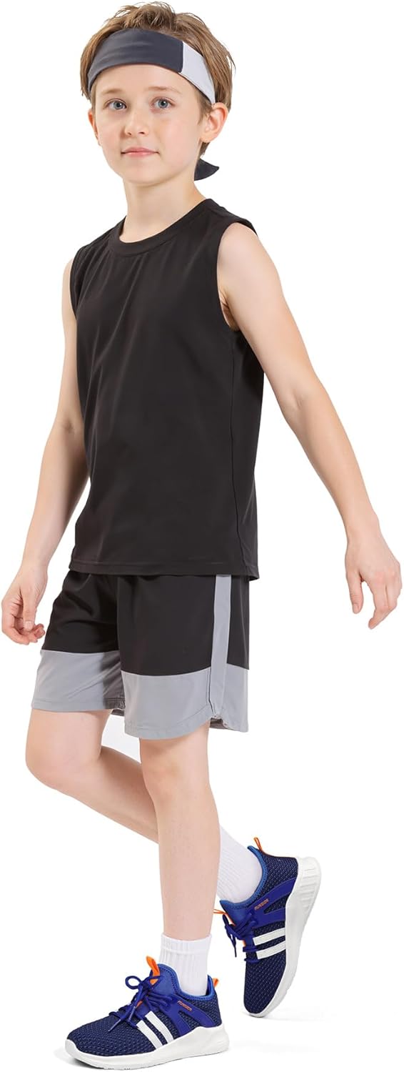 Thumbnail 1 de RUNSIDE Kids’ Lightweight Breathable Lace-Up Tennis & Running Sneakers
